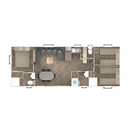 Mobil 3 Chb Confort, Espace Enfants - Claouey Cap Ferret Kamp alanı *